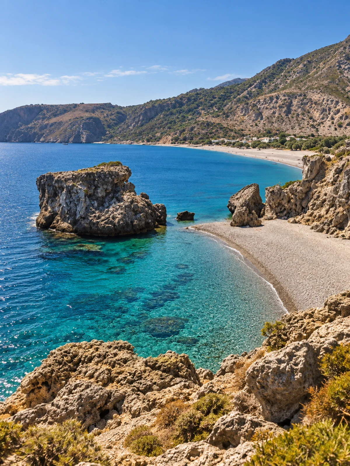 Ο κόλπος της Σούγιας με τιρκουάζ νερά