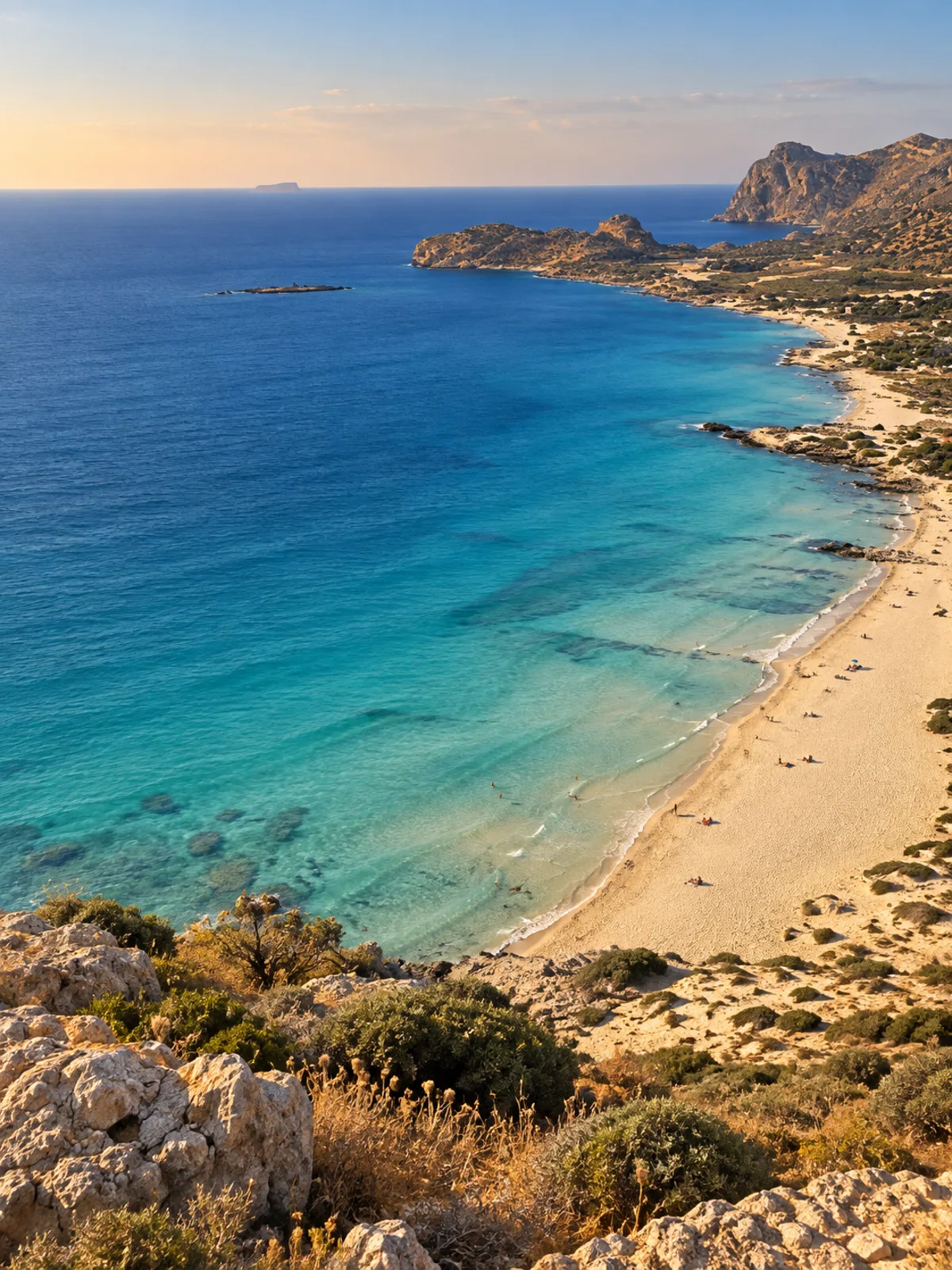 Η παραλία Φαλάσαρνα από ψηλά